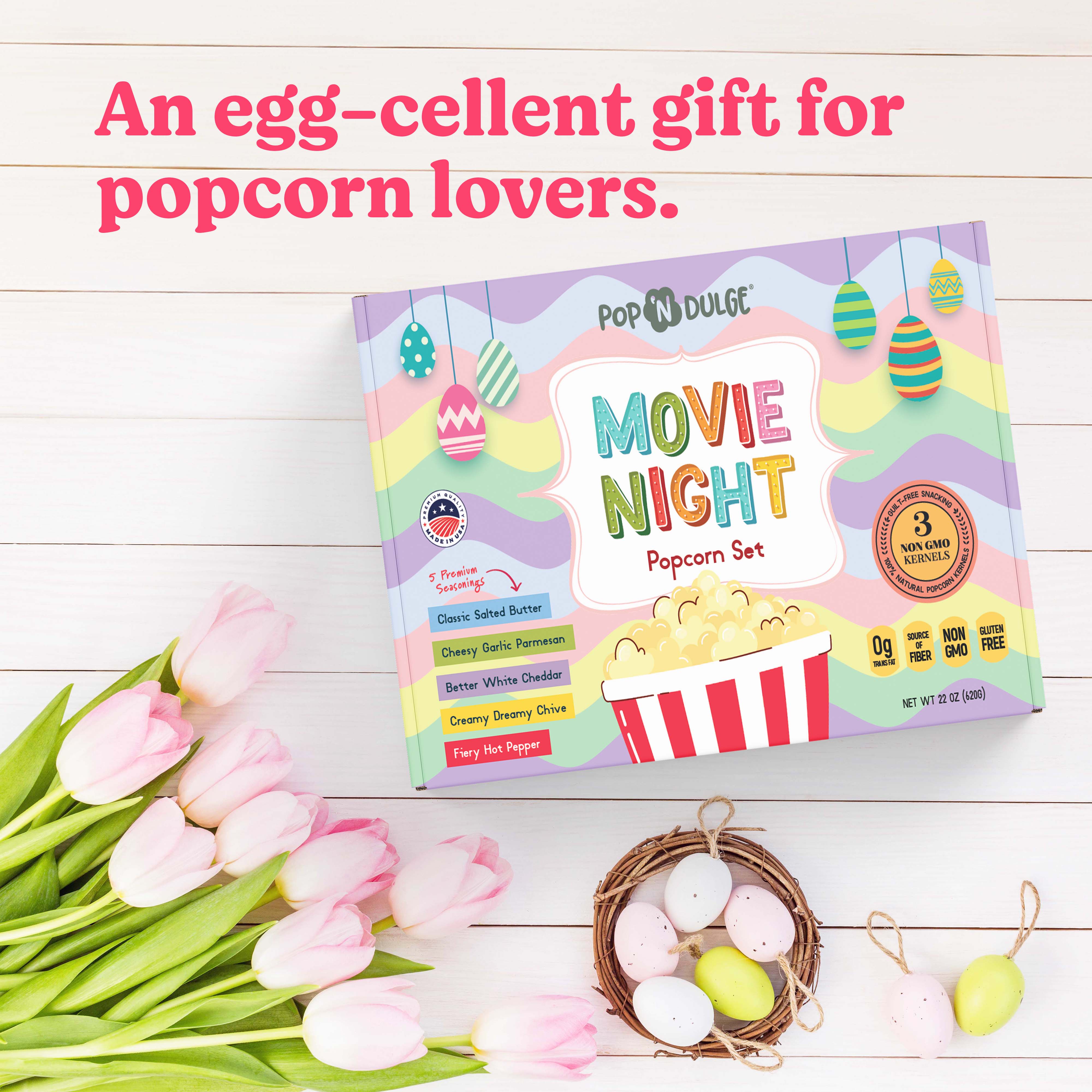 Easter Movie Night Gourmet Popcorn Gift Set – Pop 'N Dulge