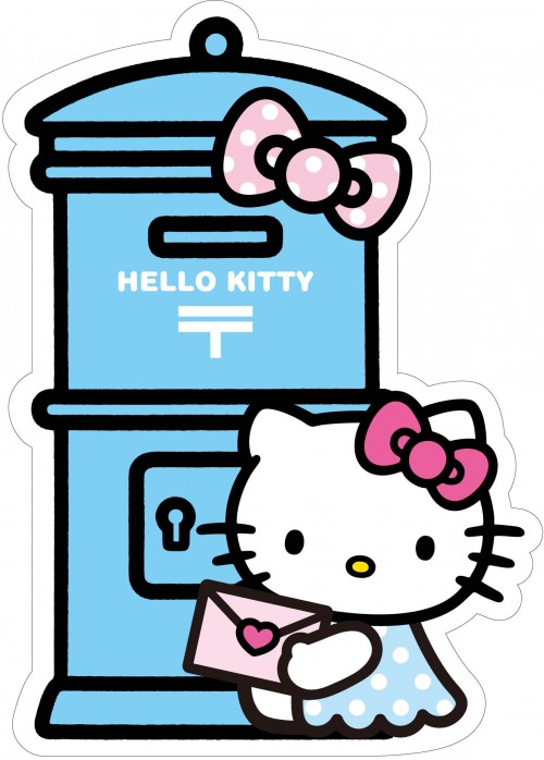 人気のサンリオキャラクターの「ポスト型はがき」、 「切手とおそろい