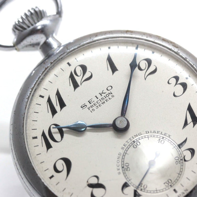 昭和35年の19セイコー鉄道時計/15石/秒針止め機能/絶版時計/19seiko
