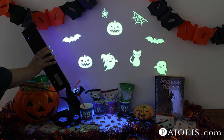 パーティーで驚かせよう♪夜光（蓄光）シートで光るハロウィン