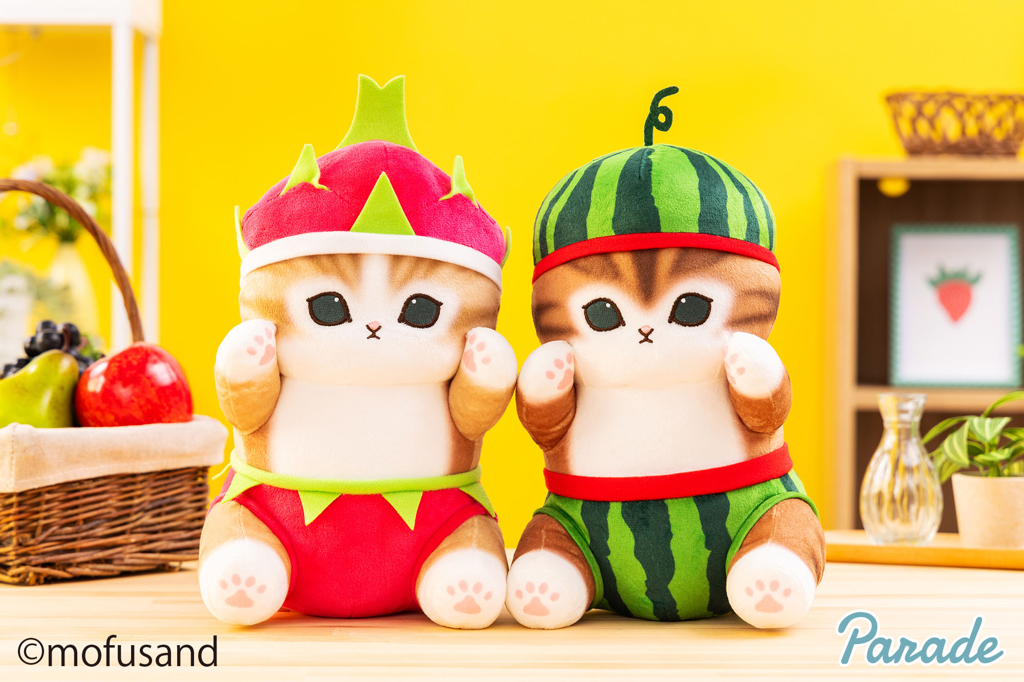 mofusand フルーツにゃんBIG ぬいぐるみ | 商品紹介 | 株式会社