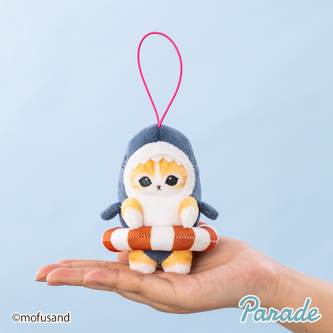 mofusand サメにゃん＆シャチにゃんマスコット ～浮き輪でエンジョイ