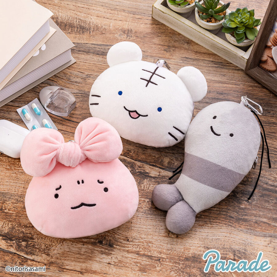 ホワイトタイガーとブラックタイガー もっちるフェイスマスコット