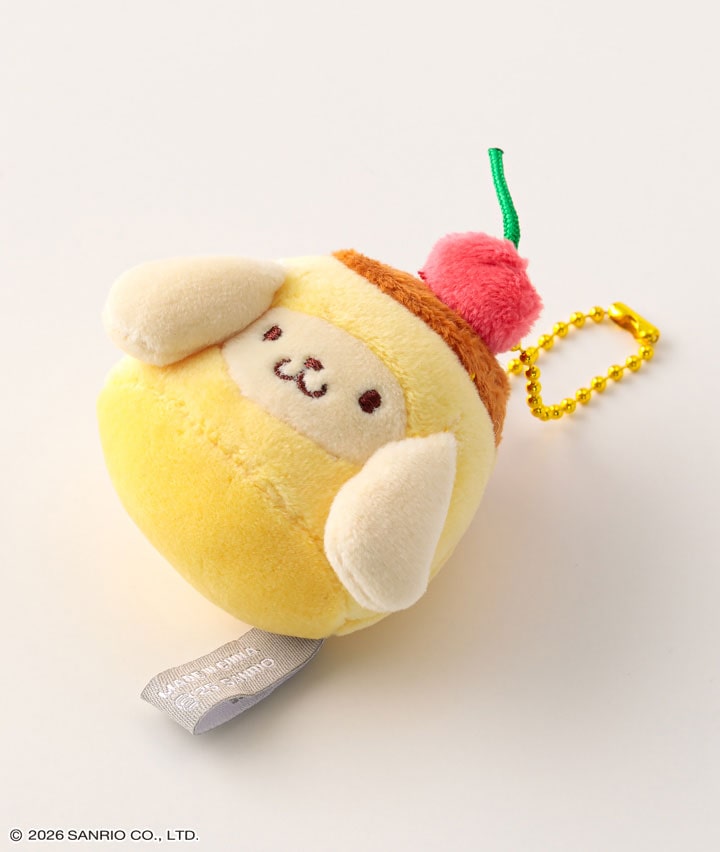 サンリオキャラクターズ】（ポムポムプリン）ぬいぐるみボールチェーン