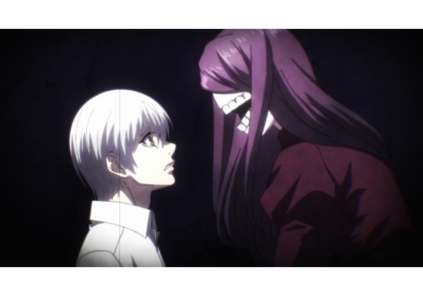 TVアニメ『東京喰種:re』神代利世と再会した金木。「人殺し」と呼び