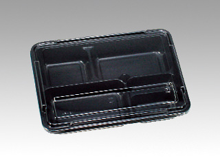 仕出し弁当容器 KP新 KP-130 阿波 透明蓋付 福助工業 | テイクアウト