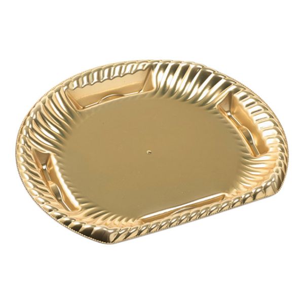 オードブル容器 ティアラ半月皿24-21 本体 金 エフピコ | テイクアウト