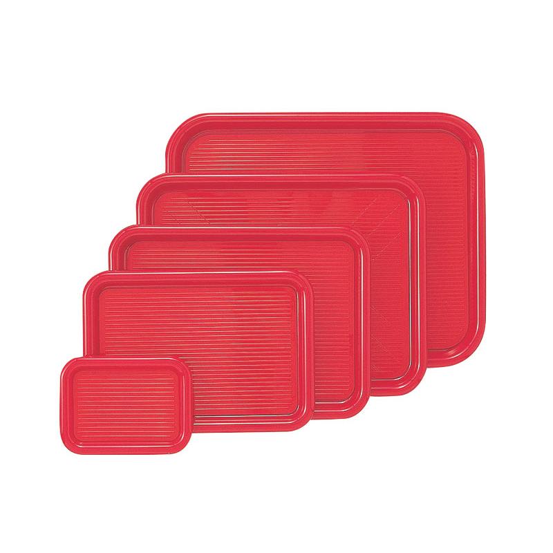 サービス用品 MT-008 マジックトレー 角型 小 10インチ 赤 PP袋入