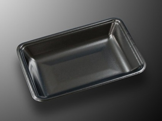 発泡トレー CN20-15F 黒-BK (L) 中央化学 | テイクアウト容器の通販