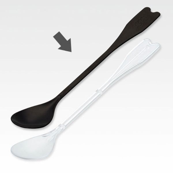 ロングマドラースプーン(黒) サンナップ | テイクアウト容器の通販