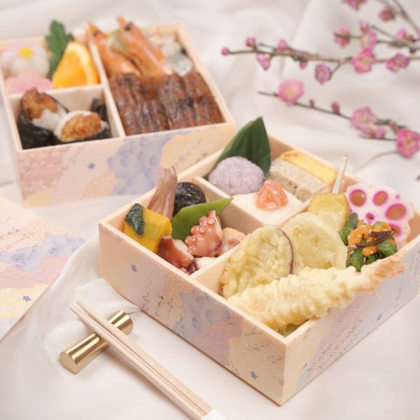 仕出し弁当容器 哥仙 角折2段小 蓋付 新井産業 | テイクアウト容器の