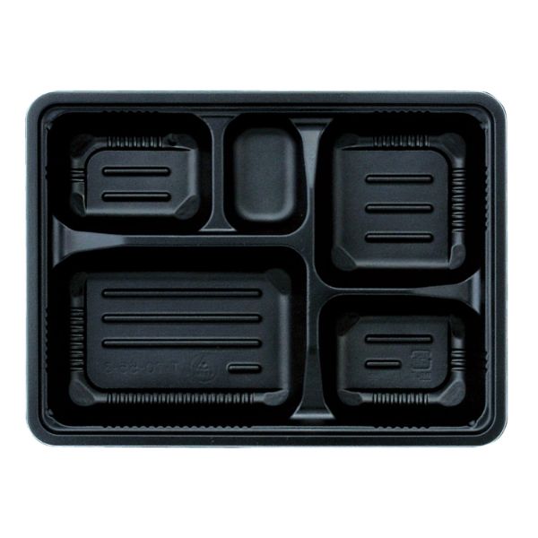 弁当容器 T-70-55-3 本体 黒 アヅミ産業 | テイクアウト容器の通販