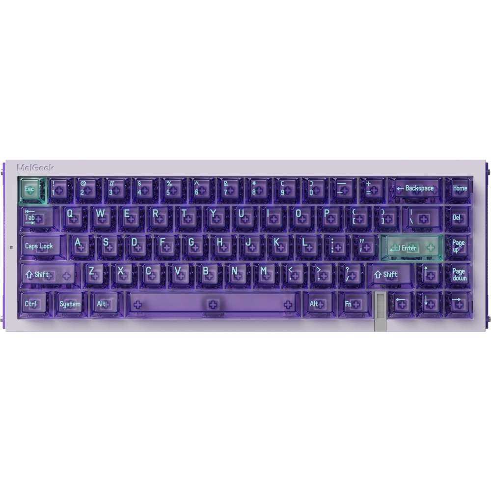 MelGeek REAL67 Potassium Transparent Purple | パソコン工房【公式通販】