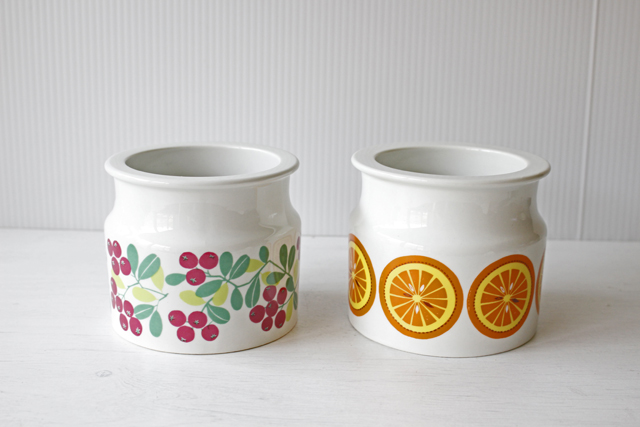 PetaPeta北欧雑貨ショップ＞＞ARABIA＞＞ジャムポット＞＞オレンジ