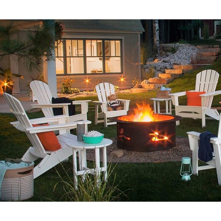 POLYWOOD Nautical Curveback Adirondack Chair - peter andrews