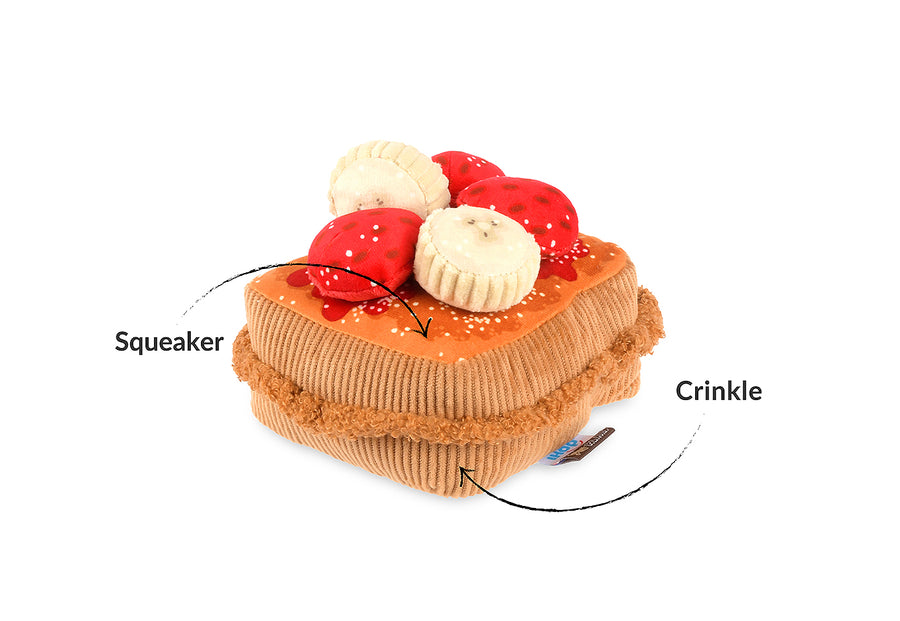 IHOP x P.L.A.Y. Thick 'N Fluffy French Toast Dog Toy