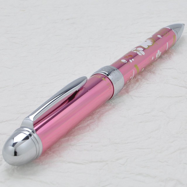 SAILOR セーラー万年筆 複合筆記具 ハローキティ 優美蒔絵3 2+1 四十雀