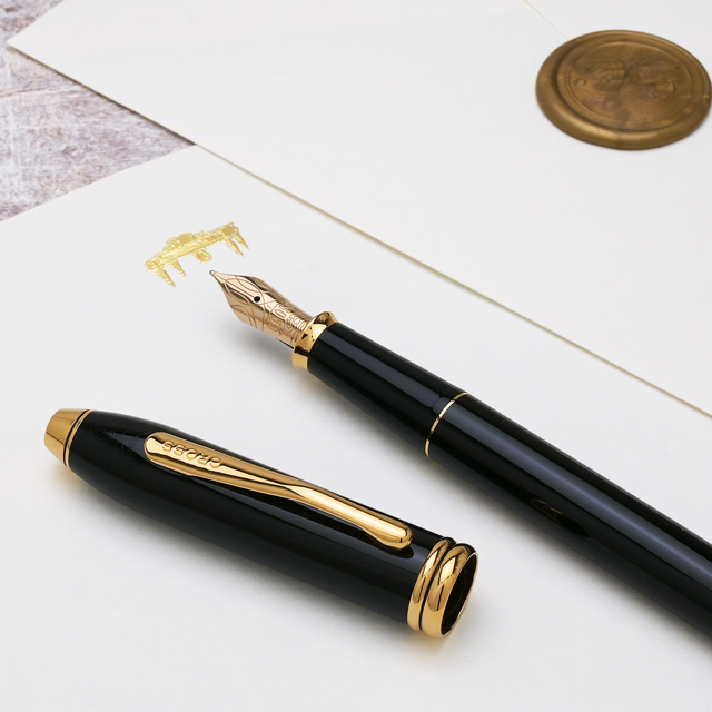 CROSS クロス 万年筆 タウンゼントコレクション ブラックラッカー