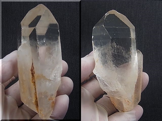 ラオス・ラックサオ産クリア水晶ポイント 182.4g - パーフェクト