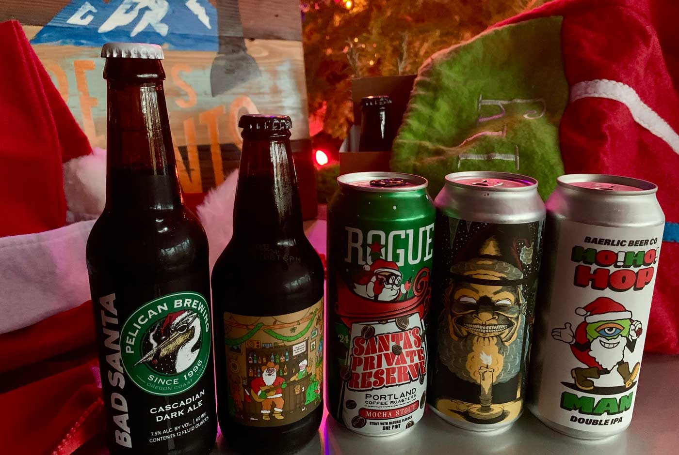 Peaks and Pints Christmas Beer Flight: Santa - Peaks and Pints