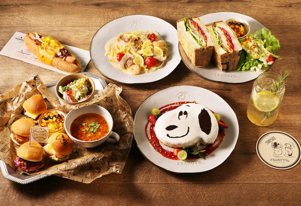 テラス席での食事におすすめ！PEANUTS Cafe 名古屋にて、バラエティー