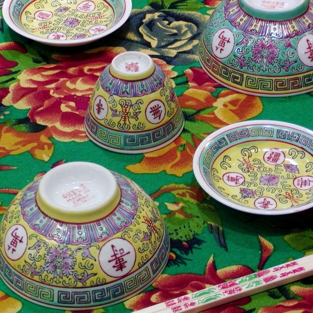 デッドストック景徳鎮／長寿ボウル3色/大阪/南堀江/ピサヌローク