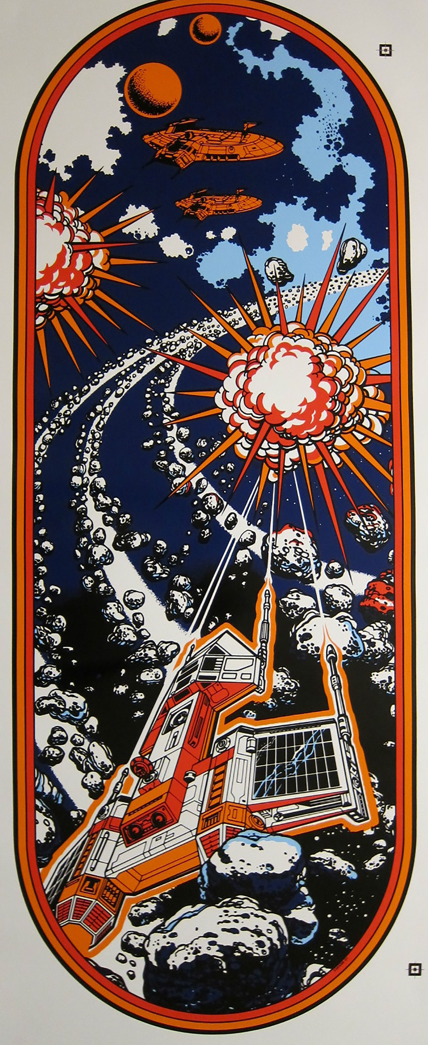 Asteroids Deluxe Mini Cabaret Side Art Set | Phoenix Arcade | #1