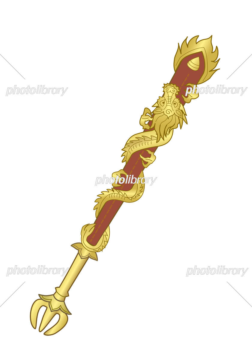 倶利伽羅剣 イラスト素材 [7607300] - フォトライブラリー