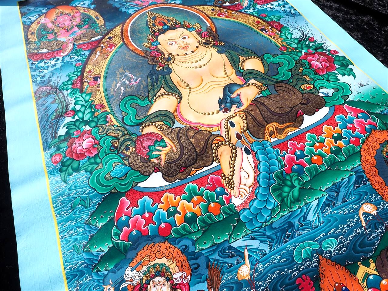 ◇現地より直送！職人による肉筆◇貴重な本物・曼荼羅（マンダラ