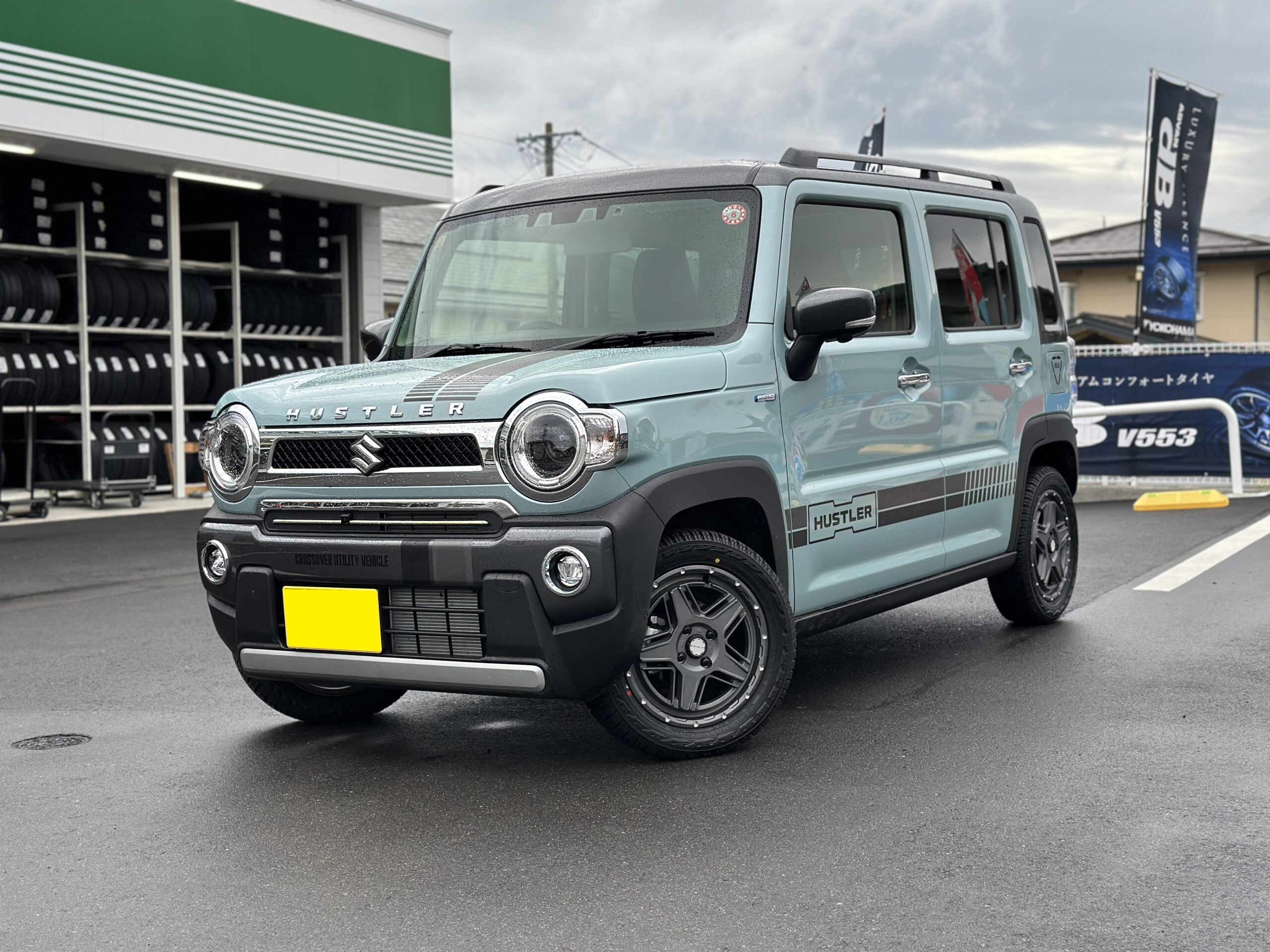 SUZUKI ハスラー | タイヤはピットイン