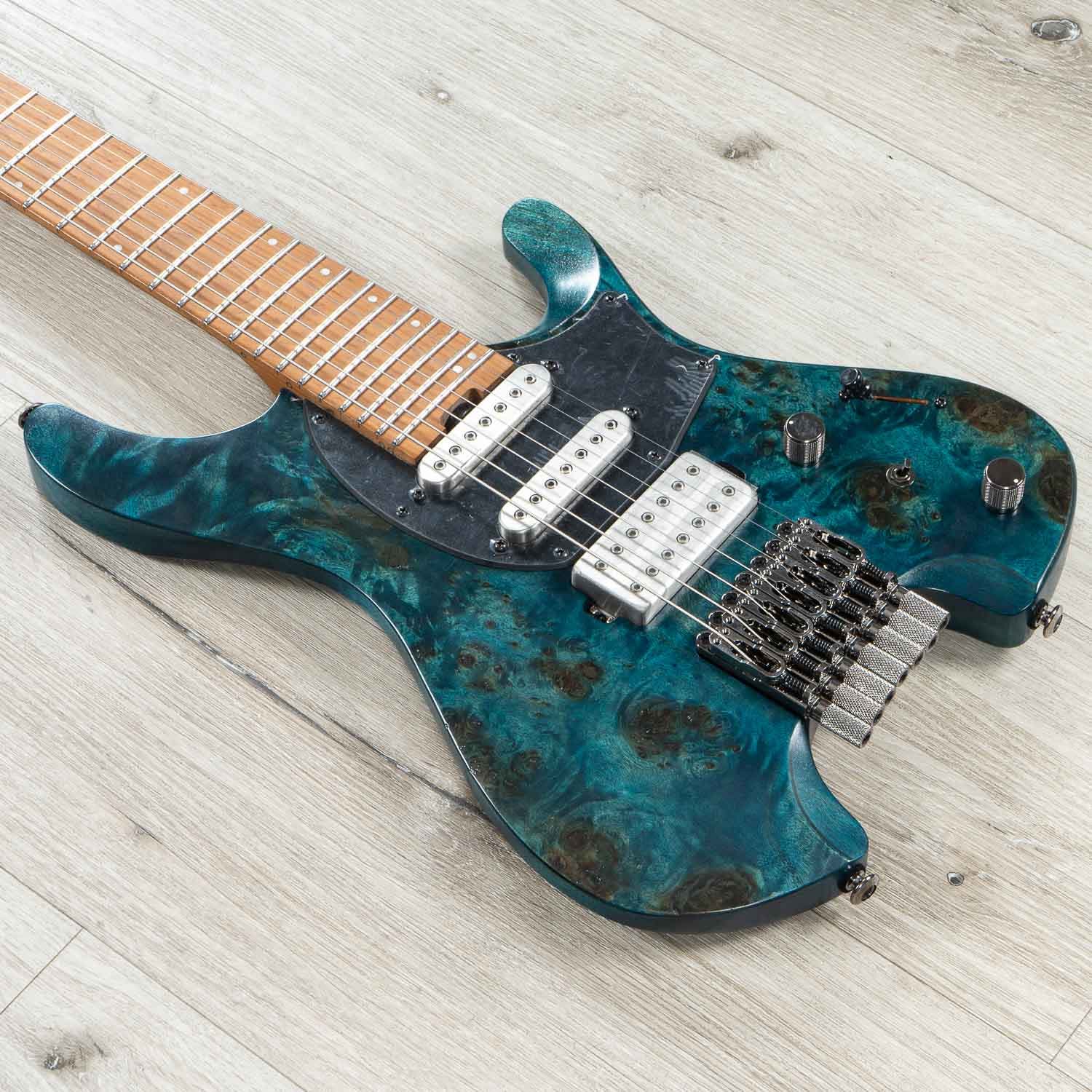 Ibanez Q52PB Q Standard Headless Guitar, Roasted Birdseye Maple