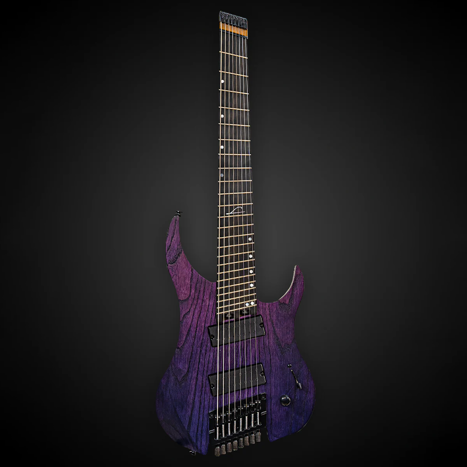 Legator Ghost G8FP 8-String Multi-Scale Headless Guitar, Ebony