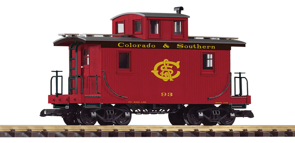 38969 C&S Wood Caboose 93 (G-Scale) | PIKO America