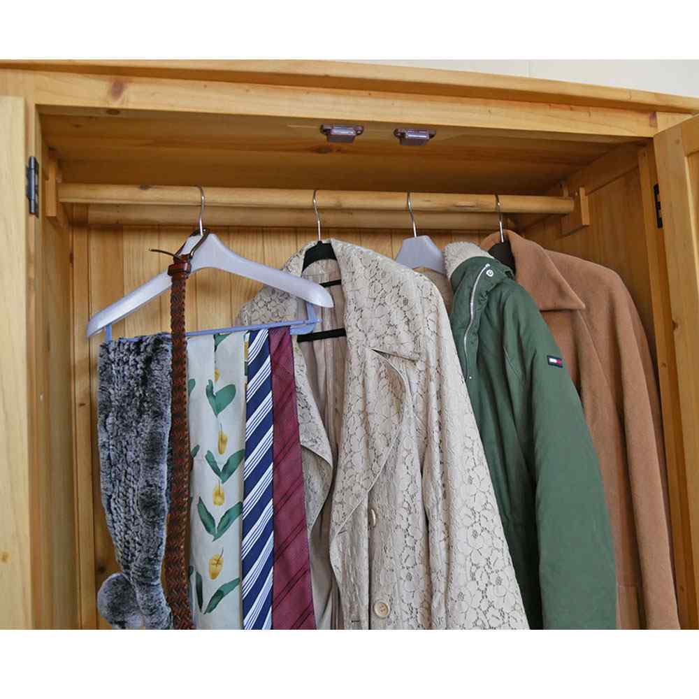 カントリーワードローブ｜服吊り｜木製取手｜NA色