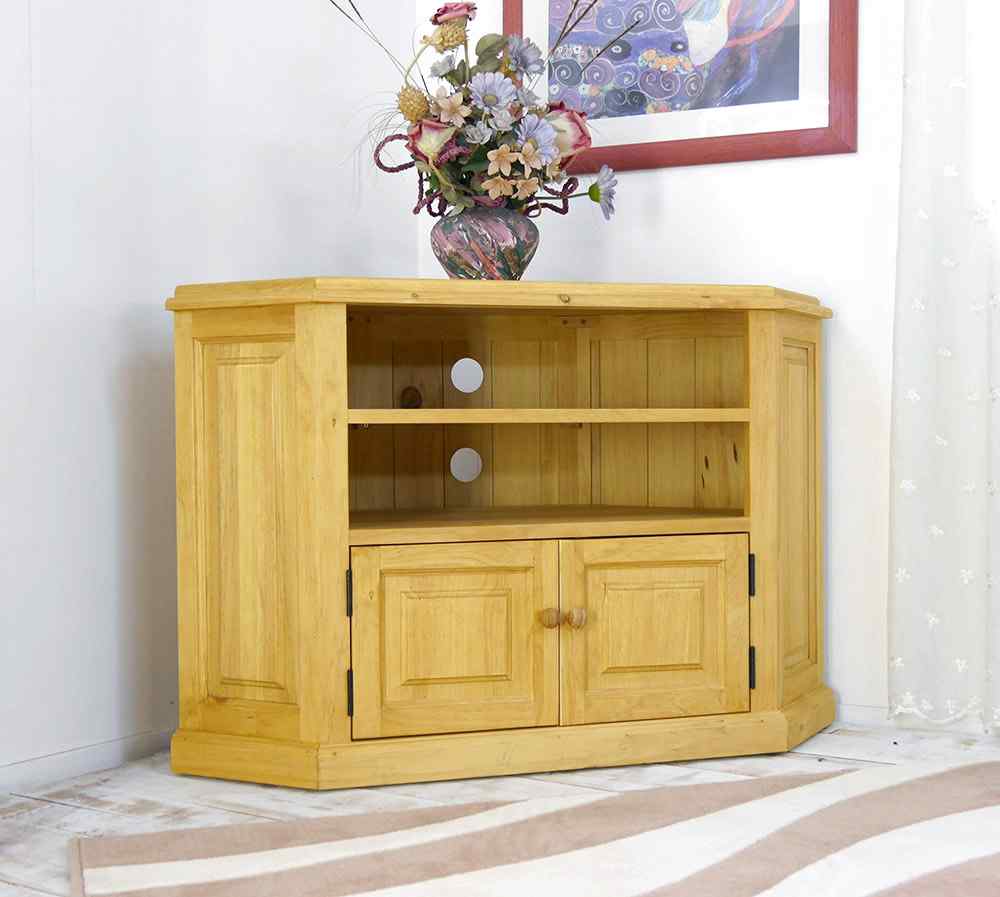 コーナーテレビボード｜コーナー収納台｜45インチ対応｜パインファクトリー