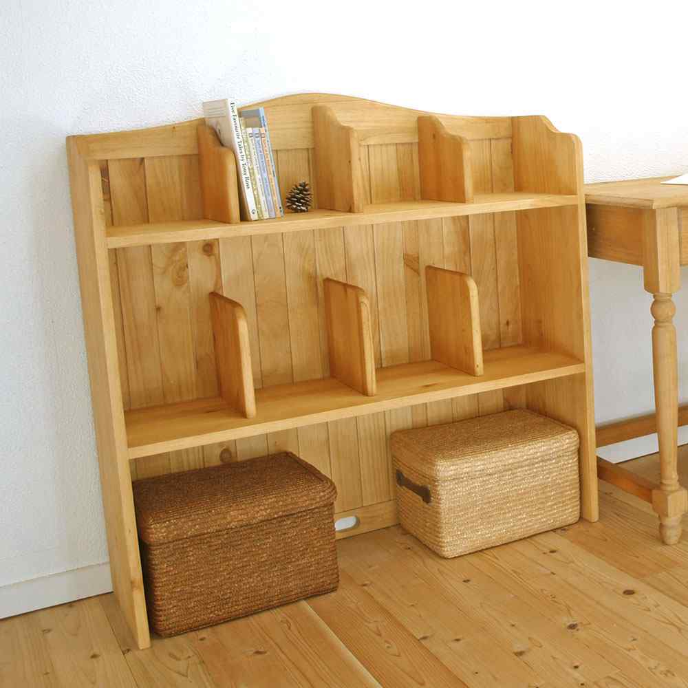 カントリー本棚｜収納家具｜上置収納棚｜パインファクトリー