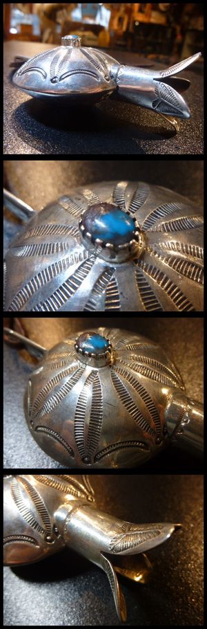 ナバホ Ernie・Lister アーニー・リスター コインシルバー&インゴッド