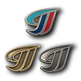 社章バッジ製作実例の一覧 | PINS FACTORY