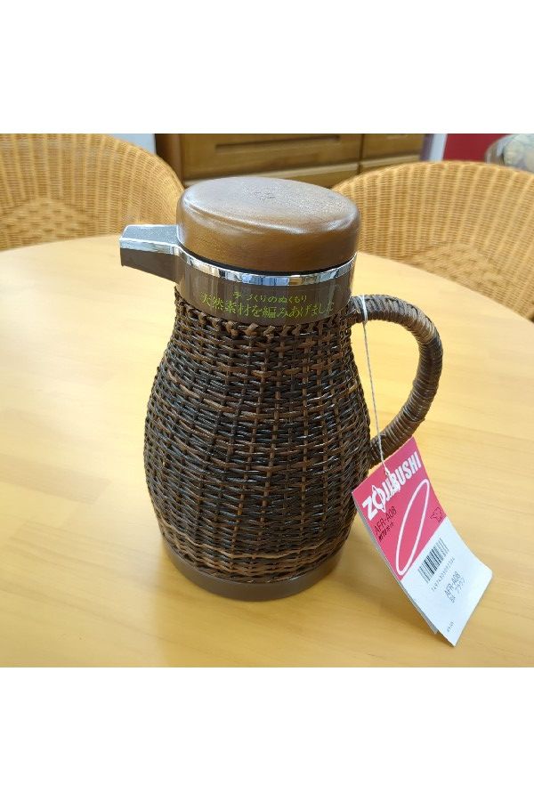 昭和レトロ 象印（ZOJIRUSHI）の籐ポット♪｜2023年03月19日｜静岡県の