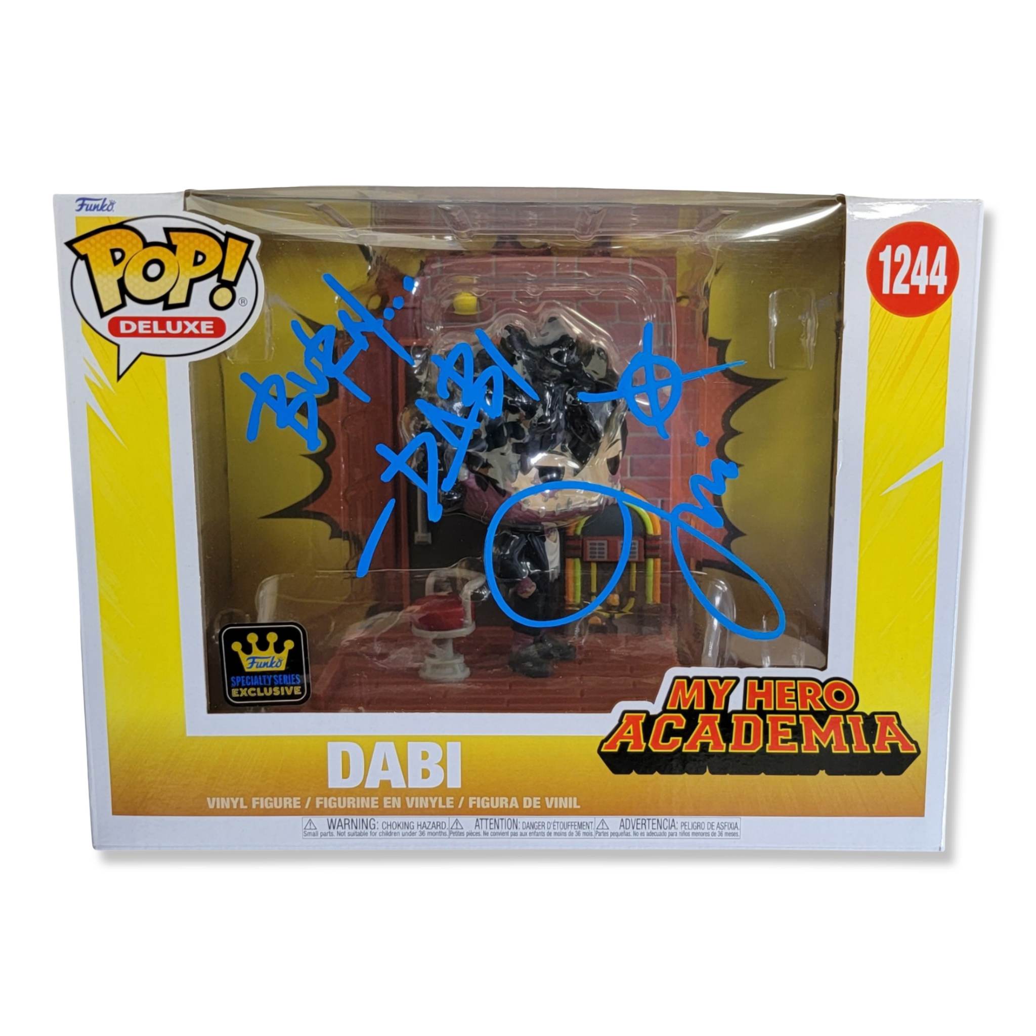 Jason Liebrecht signed Dabi (Hideout) Funko Pop! MHA #1244
