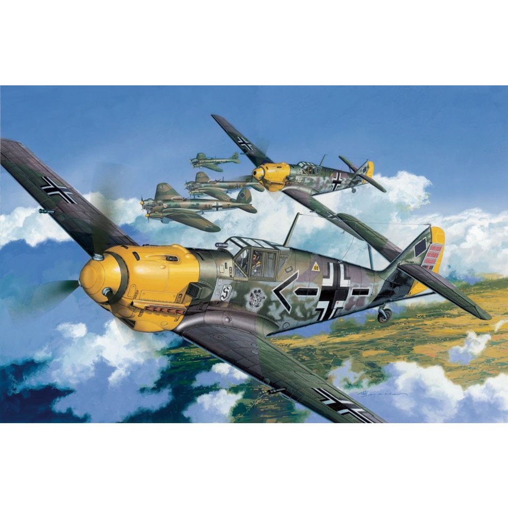 プラモデル :: 飛行機 :: WW.II ドイツ空軍 メッサーシュミット Bf-109 E-4