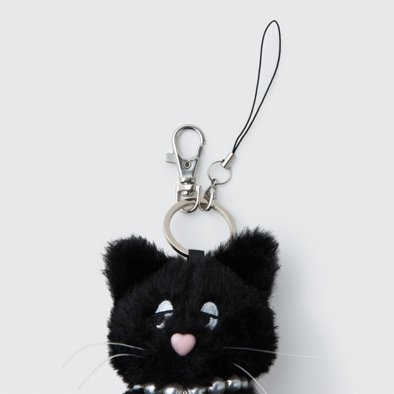 Lazy Styles レイジースタイルズ Lozie マスコットキーリング(Black