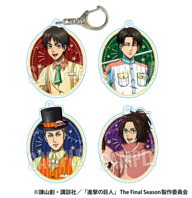 TVアニメ「進撃の巨人」新規描き下ろしイラストを使用した商品が先行