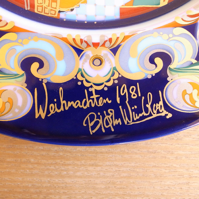 ビョルン・ウィンブラッド クリスマスプレート｜北欧ビンテージ通販の