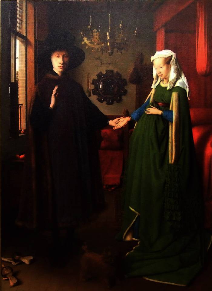 ヤン・ファン・エイク 『アルノルフィーニ夫妻像』 | 【休店中】名画の