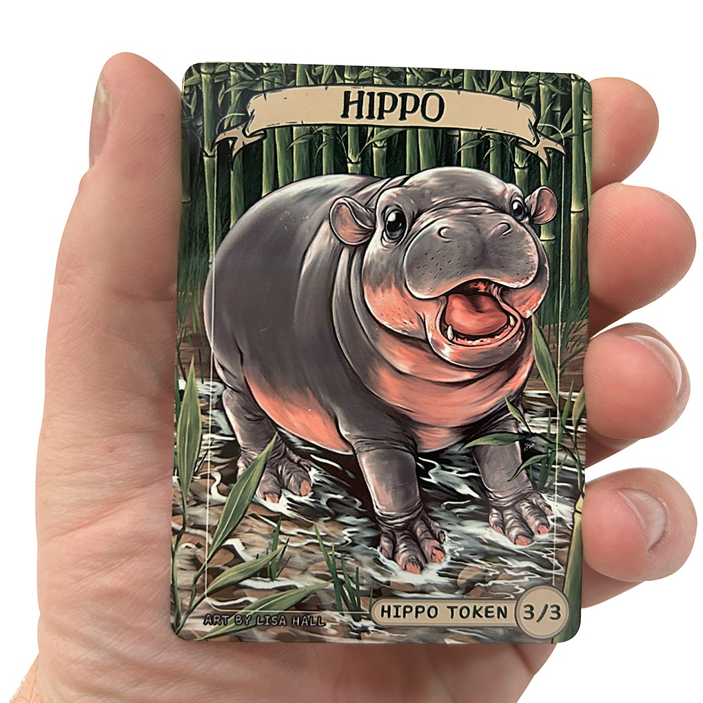 3/3 Hippo Token ⋆ Custom MTG Proxies ⋆ Prismatic Defender®
