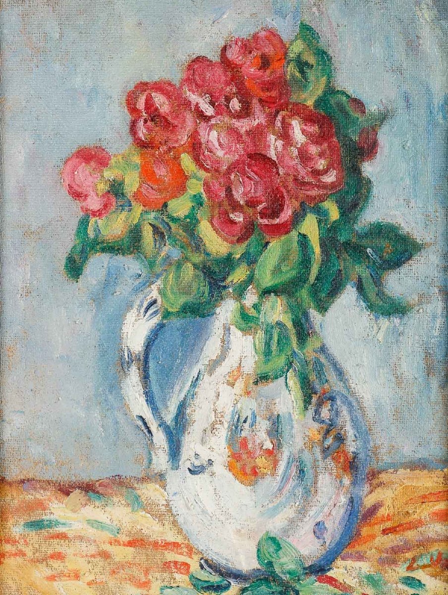 Proantic: Louis Valtat (1869 - 1952) - Bouquet Of Peonies, Circa 1920