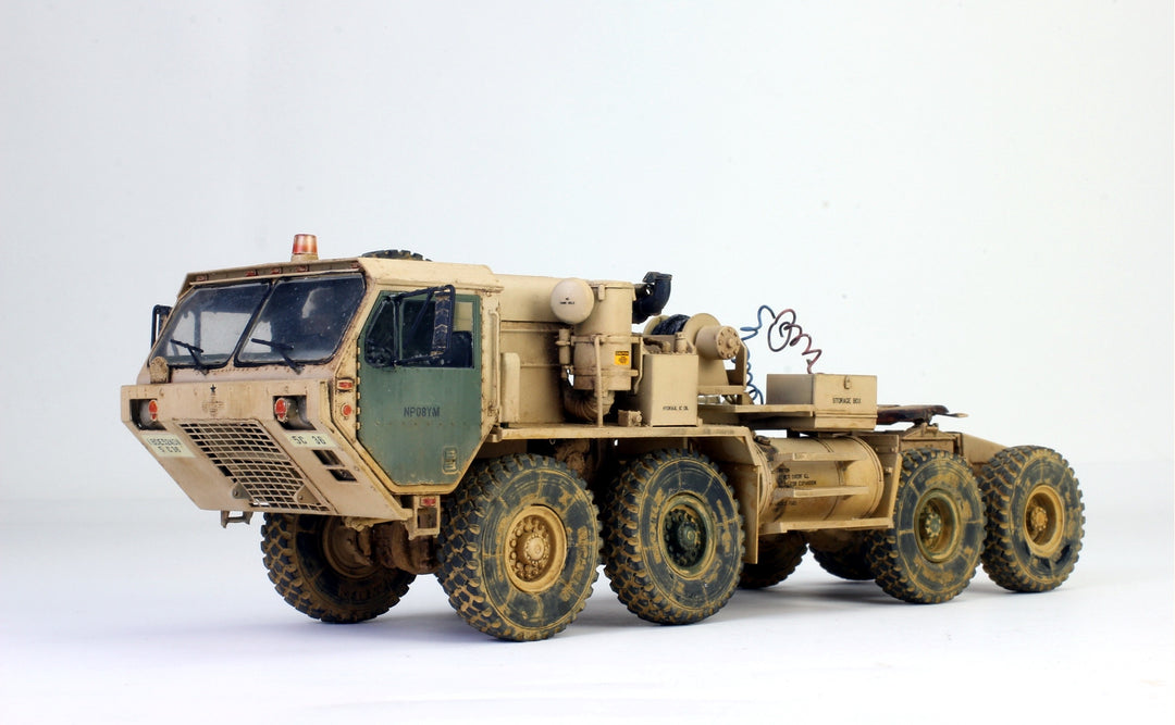 Pro Built Model 1:35 M983A2 HEMTT Tractor with M870A1 Semi Trailer
