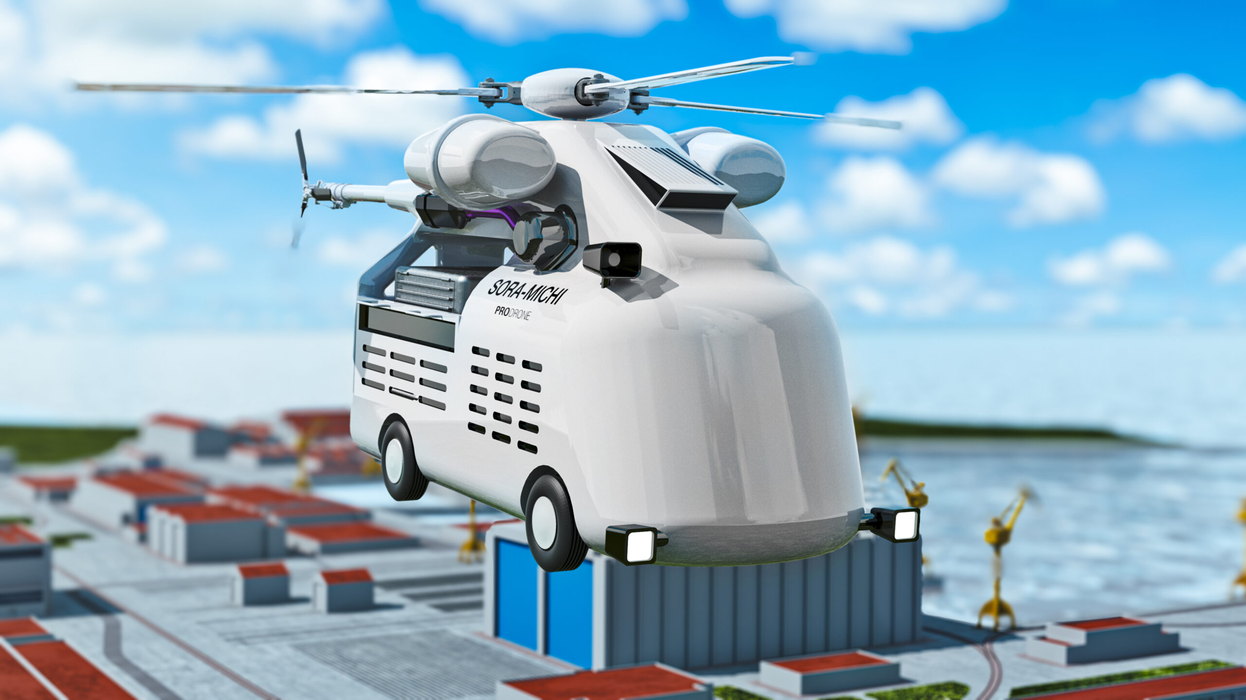 空飛ぶ軽トラ」SORA-MICHI ～道、ときどき空へ～を発表 - PRODRONE