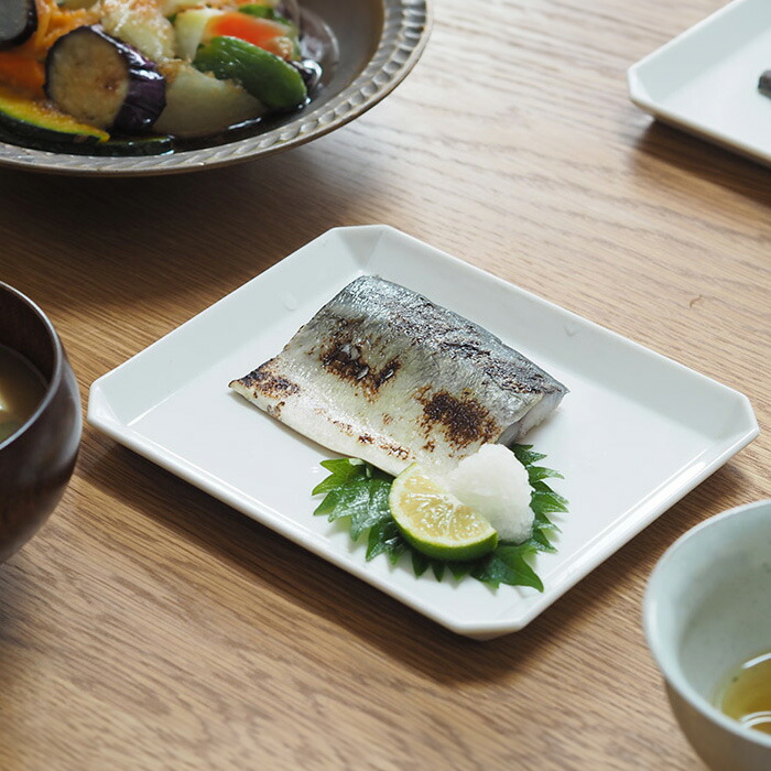 1616/aritajapan TY スクエアプレート ホワイト 165 | 食器と料理道具